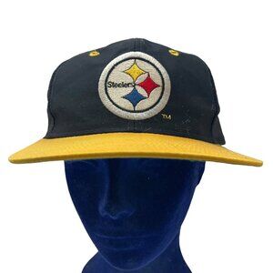 Vintage Pittsburgh Steelers Fitted Hat 7 3/8 Cap The Game Brand NFL